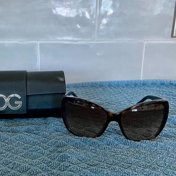 Dolce & Gabbana brown tortoise shell framed sunglasses main image 6